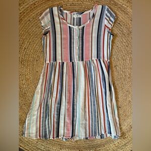Natural Life linen striped dress